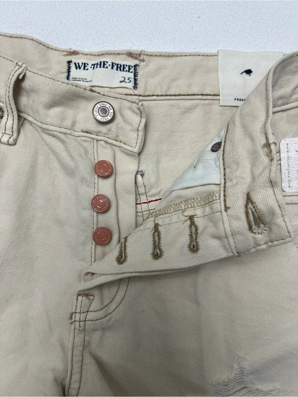 Free People Now Or Never Denim Short